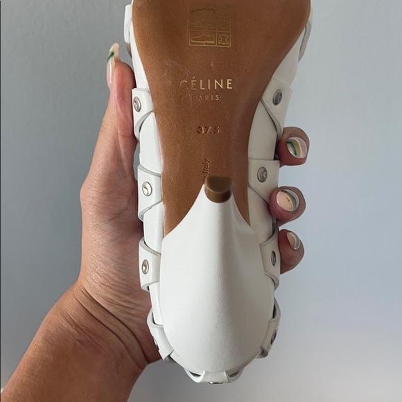 Celine White Heels - Picture 4 of 4